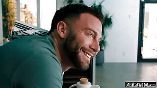 My boss his hospitality comes at a price with me on my knees