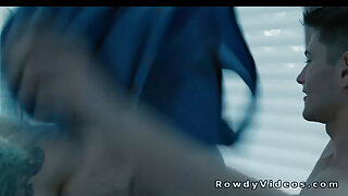 Podcaster anal fucks mail carrier at the beach house