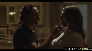 Big tits stepmom in law deepthroating stepdaughters husband