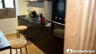 Picked up babe thanks me with hard sex