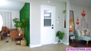 Curvy stepmom MILF Cory Chase made stepson feel a lot better