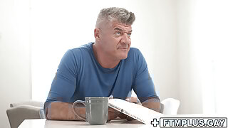 DILF Dillon Stone fucked doggystyle Joey Michaels hole