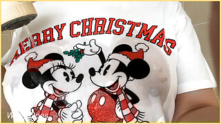 Wifey Merry wet shirt Christmas