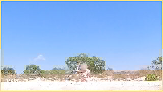 Wifey visits the beach and strips fully nude for everyones amazement