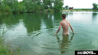 Two hot teen guys with big dicks by EastBoys