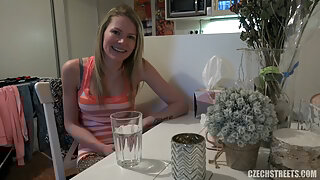 Czech Streets 104: Martina the Snapchat girl