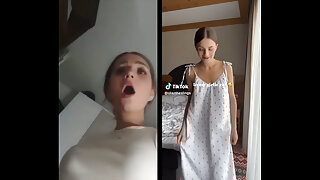 Tiktok star Ola Lamczyk fucking on private sextape