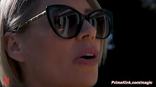 Stepmom teaching teen bondage sex